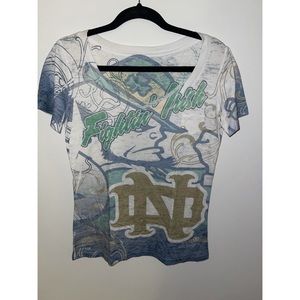 Notre Dame V-neck
